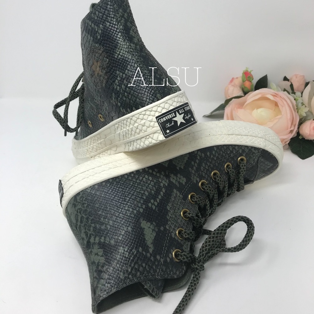 Converse Chuck 70 HI Leather Field Surplus Green - Picture 5 of 8